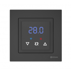 Терморегулятор Ridan Classy c Wi-Fi чёрный матовый